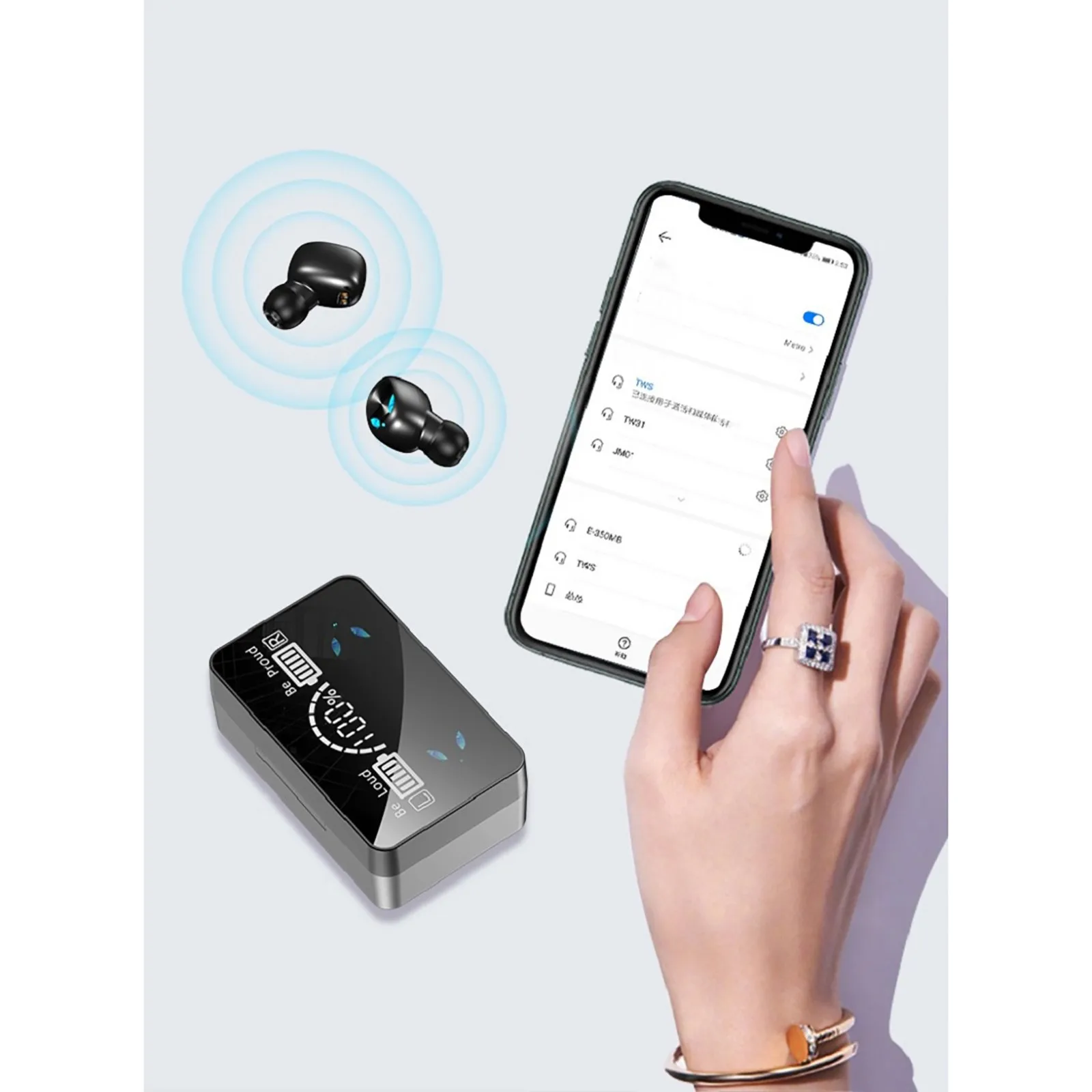 Беспроводная гарнитура X3 Bluetooth 5 1 для Iso Android новые спортивные наушники Tws Hd со
