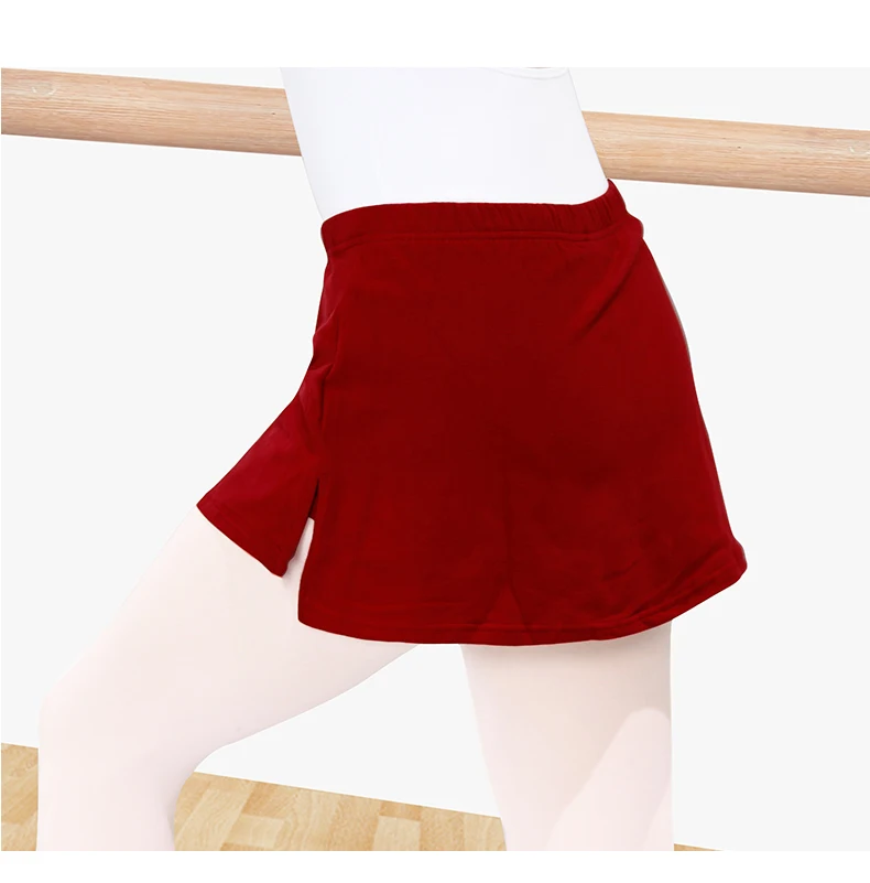 Женские юбки удобная юбка для танцев однотонная винно красная/черная элегантный