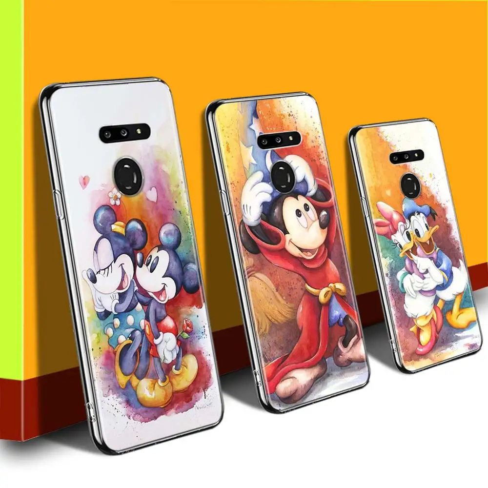 

Colorful Disney Mickey for LG G8 G8S G8X V30 V35 V40 V50 V60 ThinQ Q60 K40 K50 K41 K51 K61 K71 K92 Transparent Phone Case