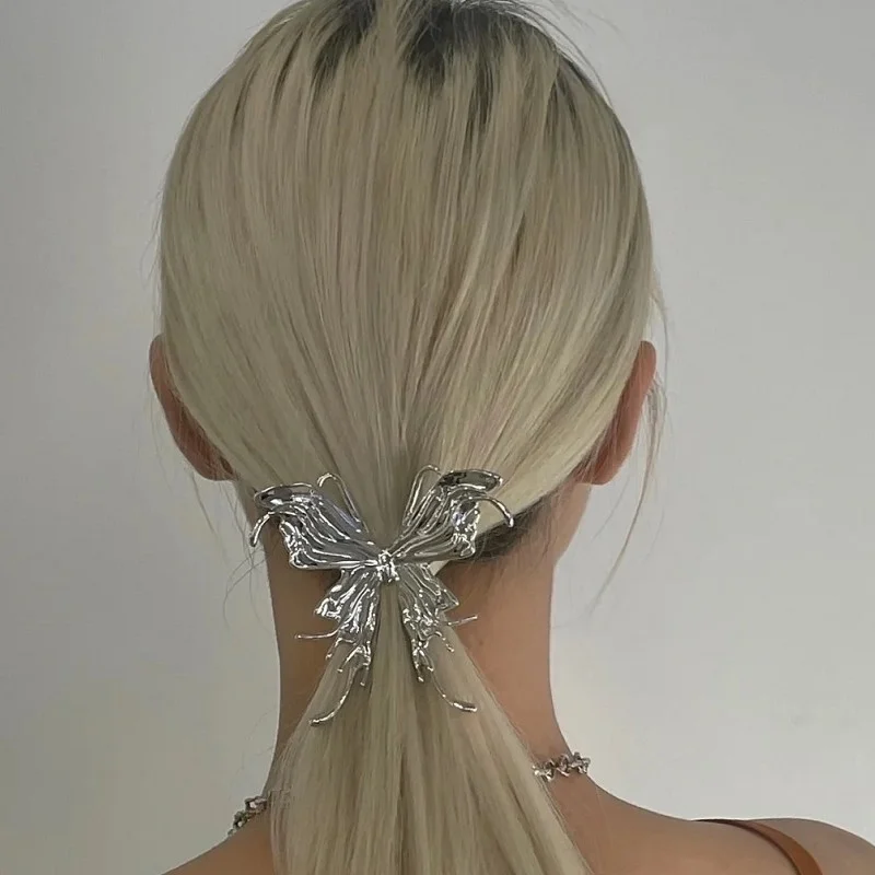 

Metal Butterfly Hairpin For Women Female Head Clip Butterfly Hair For Women Sweet Hair Accessories