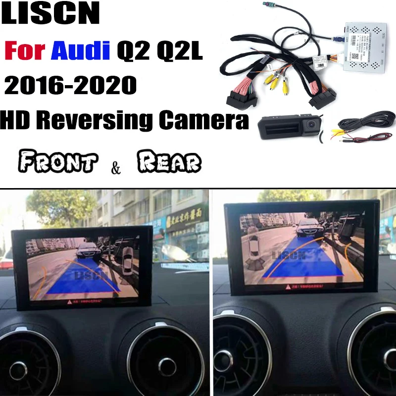 Адаптер камеры заднего вида для Audi Q2 Q2L 2016 ~ 2020 Интерфейс Оригинальный OEM декодер
