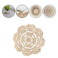 useful lace coaster exquisite wide application embroidery wedding coaster table placemat embroidery placemat