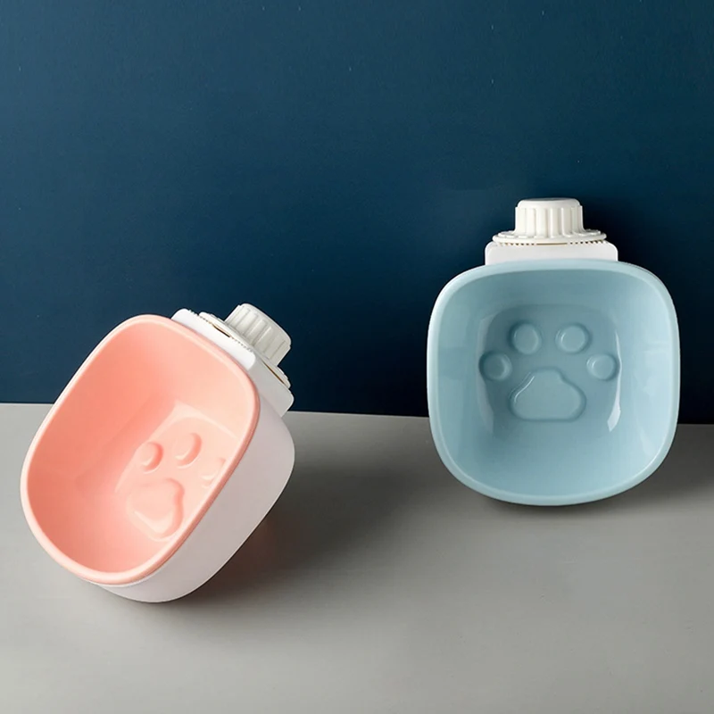 Собака PP смола висячая кормушка дизайн коготь головоломка медленная миска для