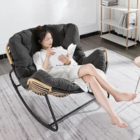 louis fashion rocking chair lounge chair new korean home indoor sofa net red lazy couch cane chair living room balcony