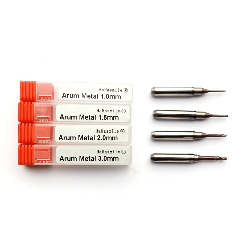 1.0/1.5/2.0/3.0mm Arum metal Dental Milling Bur Diamond Coating for Tungsten Carbide Cutter For Cuting | Красота и здоровье