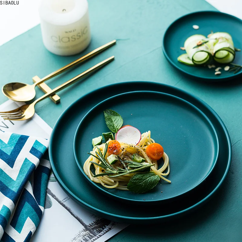 4 шт посуда Керамика таблички домашний тарелки для стейков ужин десерт с