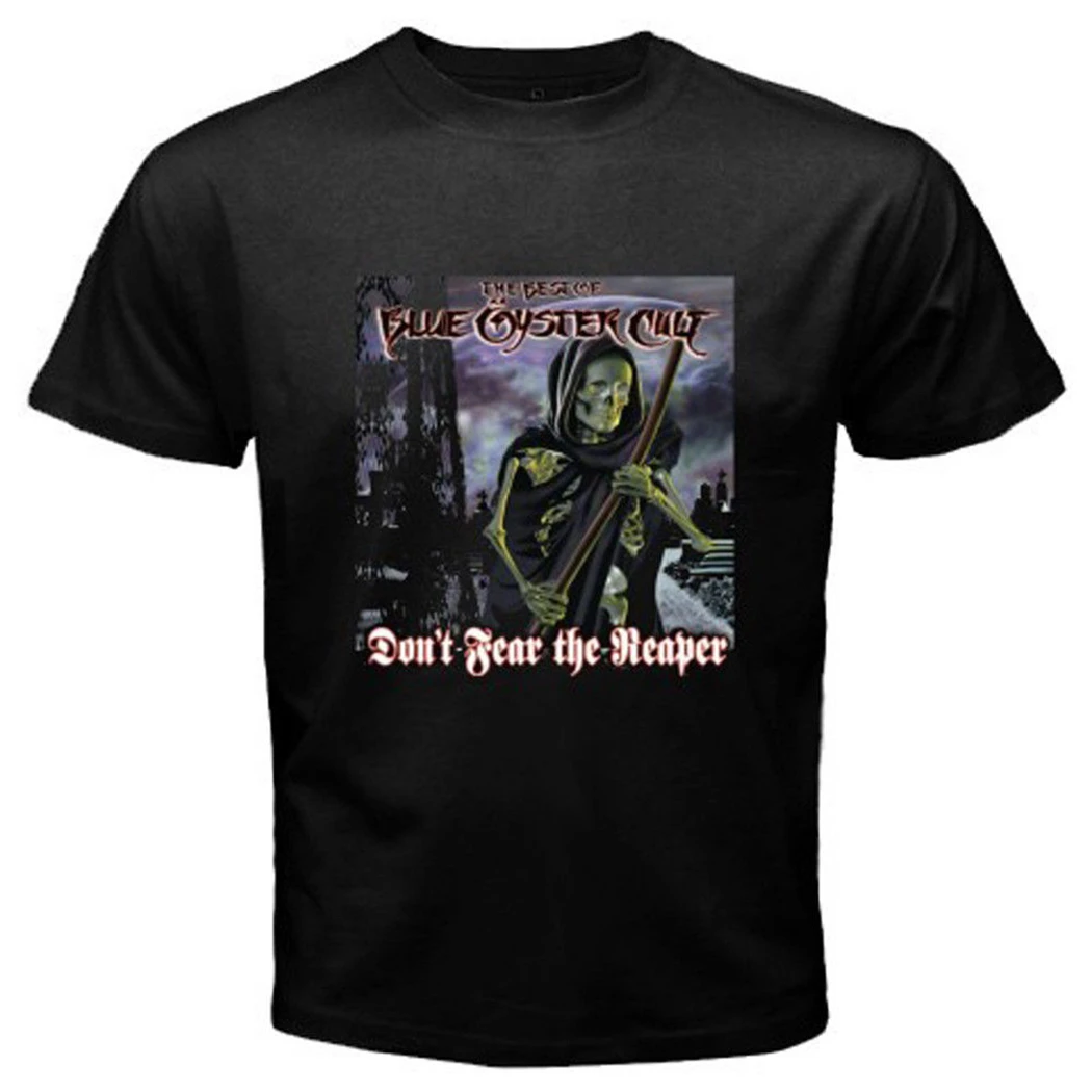 Новинка BOC синяя Oyster Cult Don't Fear The Reaper Мужская черная футболка Размер S 3XL для