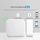 Умный дверной замок TTlock Gateway G2, совместимый с приложением Bluetooth, со сканером отпечатка пальца, Wi-Fi, работает с Alexa Google Home