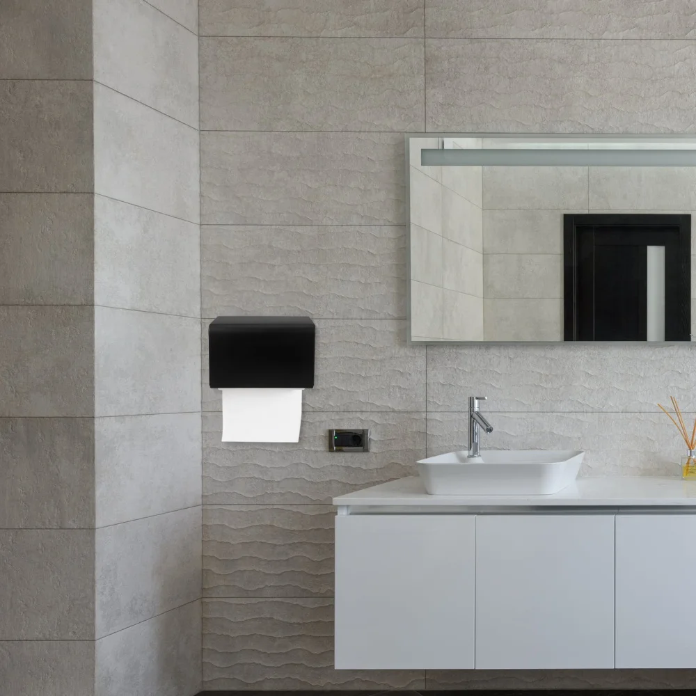 

1Pc Stainless Steel Tissue Storage Box Practical Wall-mounted Tissue Holder