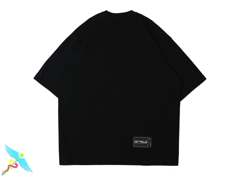 

WELLDONE T Shirts Men Women Fashion Letter Print Oversize Cotton We11done O-Neck Tee Shirt Casual Streetwear Harajuku