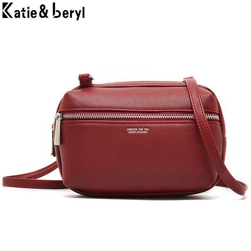 Брендовая кожаная Маленькая женская сумка с клапаном дамские мессенджеры на