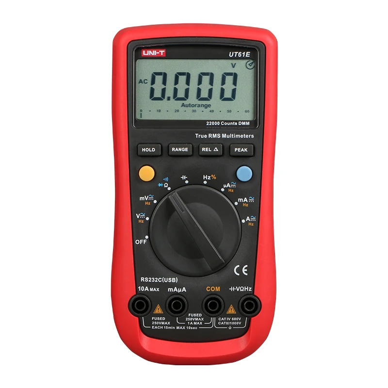 Мультиметр UT890C +/UT61A/B/C/D/E/ True RMS с ЖК-дисплеем электрический инструмент амперметр