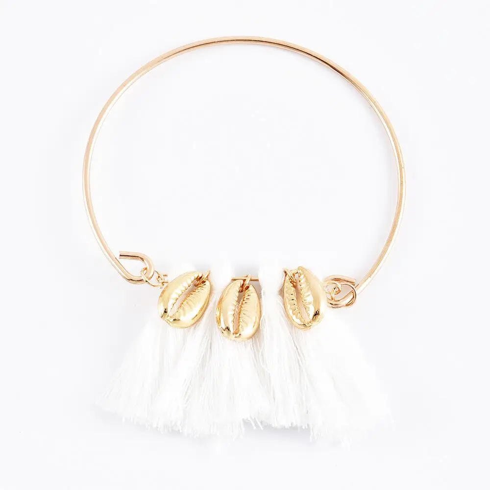 Набор женских многослойных регулируемых браслетов с кисточками и Полумесяцами |