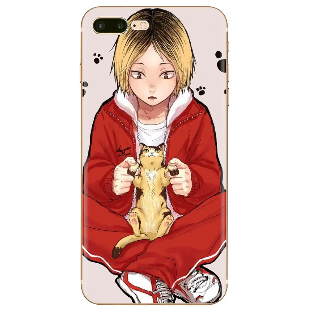TPU Silicone Case Kenma Kozume of Haikyuu Anime Print For iPhone 11 Pro 4 4S 5 5S SE 5C 6 6S 7 8 X XR XS Plus Max iPod Touch | Мобильные