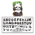 Штамп для ногтей, 6 х12 см, из нержавеющей стали, 26 букв