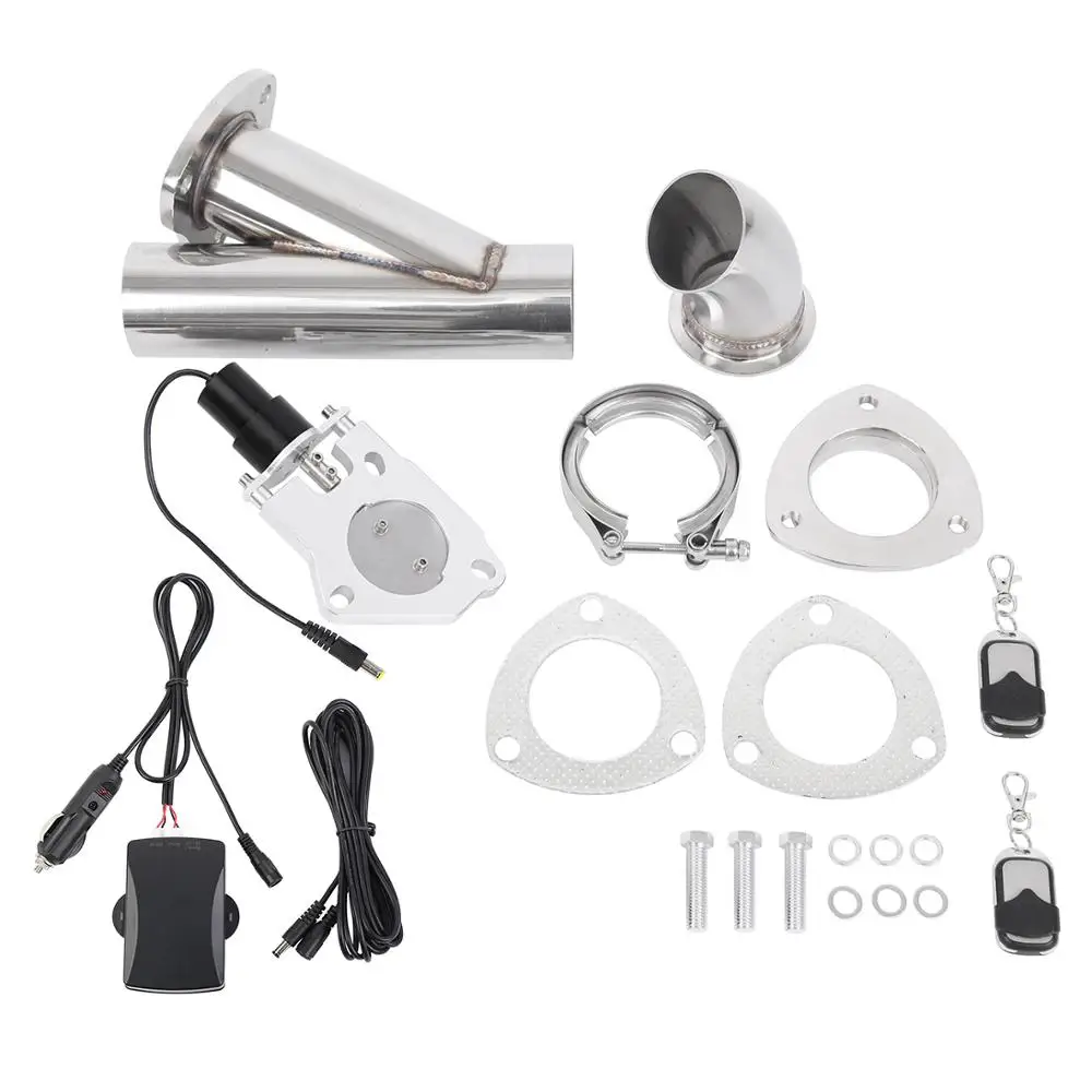 Samger 3 &quot76 мм Электрический Выпускной клапан глушителя автомобиля вырезанная