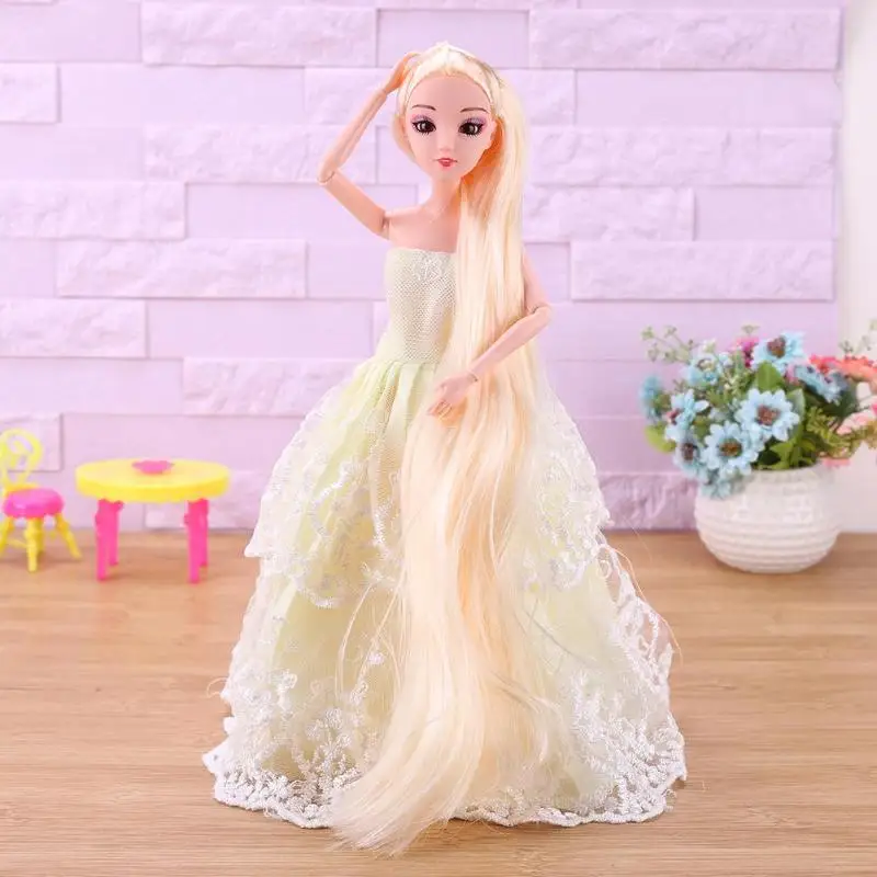 Аксессуары для головы куклы длинный парик 3D форма глаз аксессуары тела пирожное