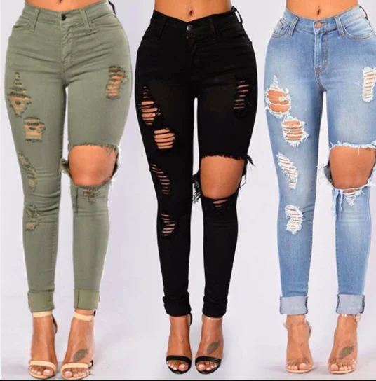 Повседневные джинсовые брюки Adogirl | Женская одежда