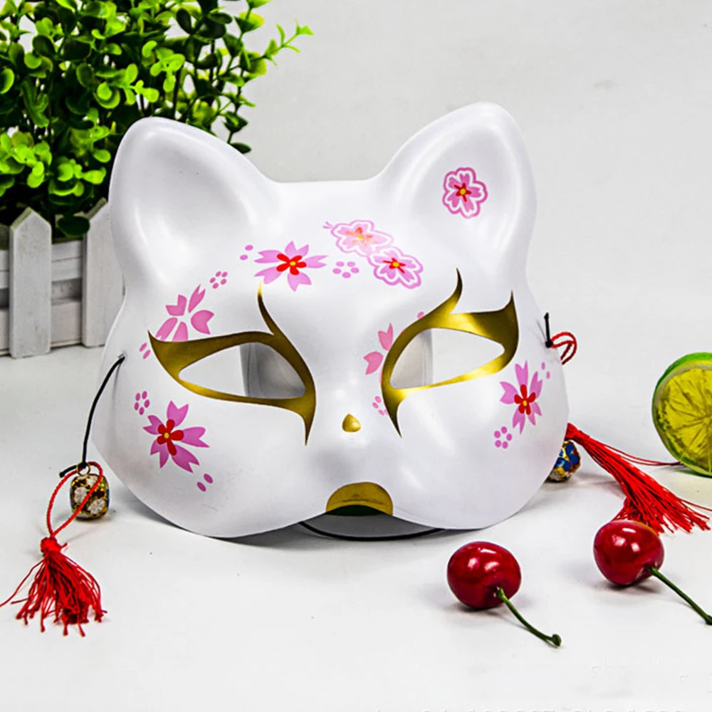 Японская аниме-маска лисы косплей-маска полулицевые маски из ПВХ маскарадные