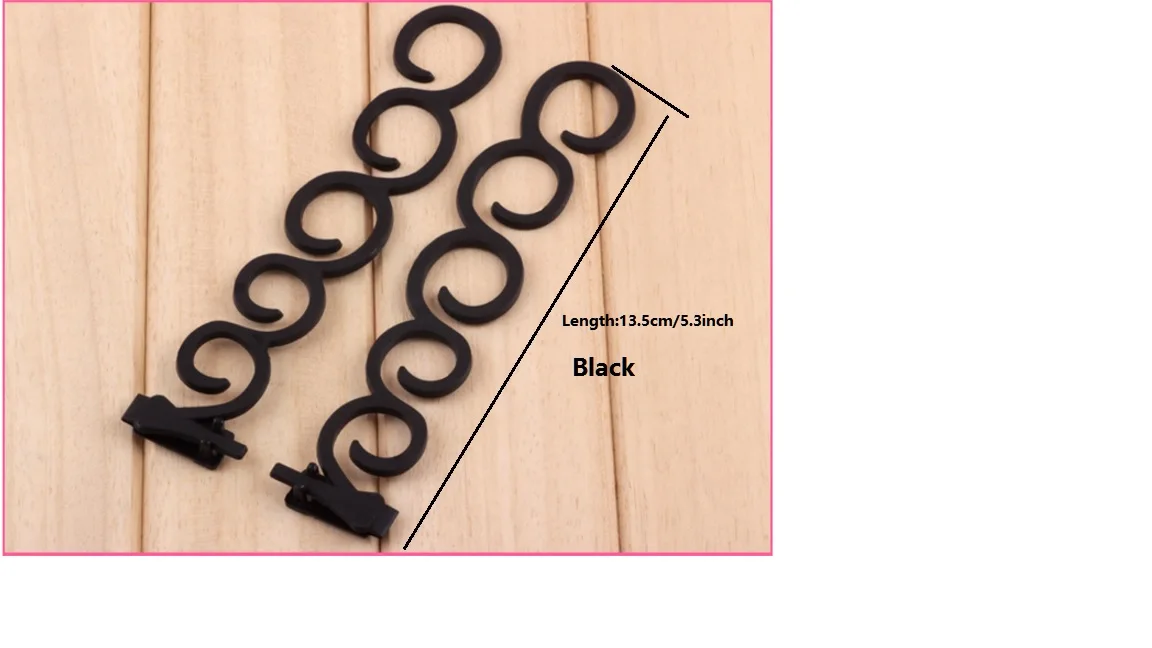 7226black Инструменты для укладки волос updo fashion up аксессуары для волос комод для волос французский валик для Плетения КОС с волшебной завивкой волос Парикмахерская оплетка - Цвет: 7226black