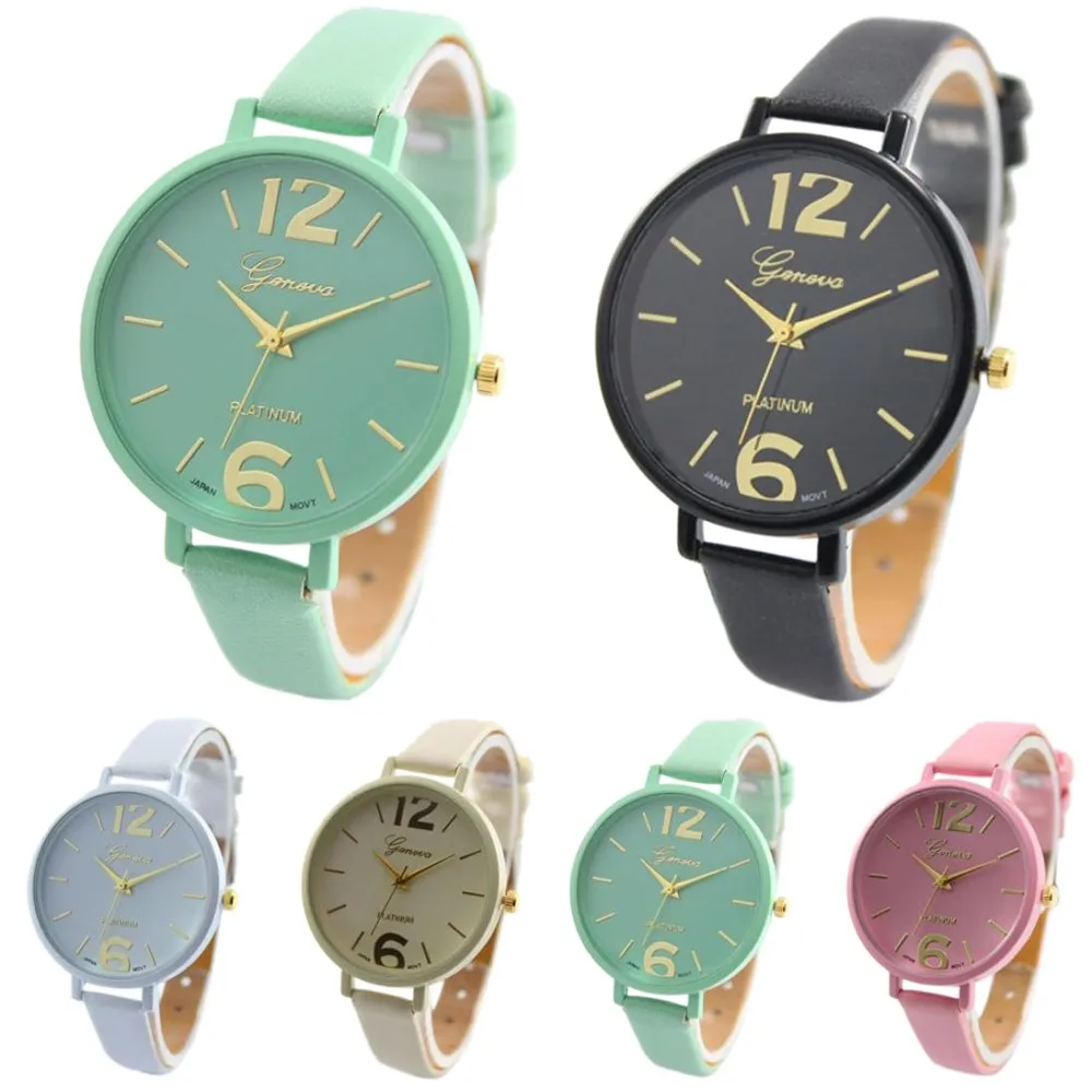 

Fashion Unique Arabic Numbers Watches Ladies Luxury Leather Watch Casual Women Men Quartz Wristwatches Clock Montre Femme Reloj