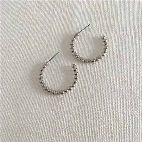 Повседневные женские серьги-кольца в форме шара | Украшения и аксессуары