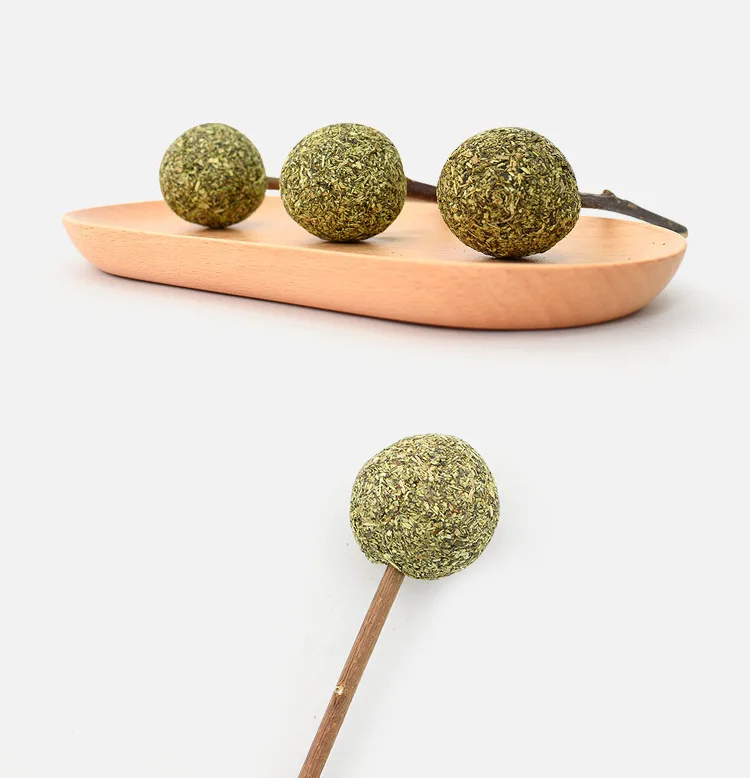 Игрушка для кошек натуральные растения удочка прикуса шлифовальная чистка зубов