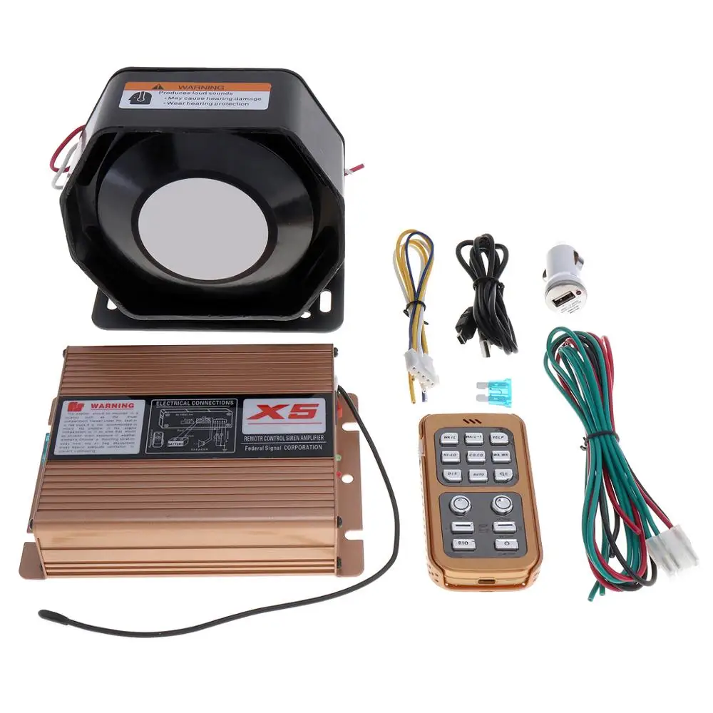 400 Вт 8 звук громкий звуковой сигнал автомобиля Предупреждение сигнализации