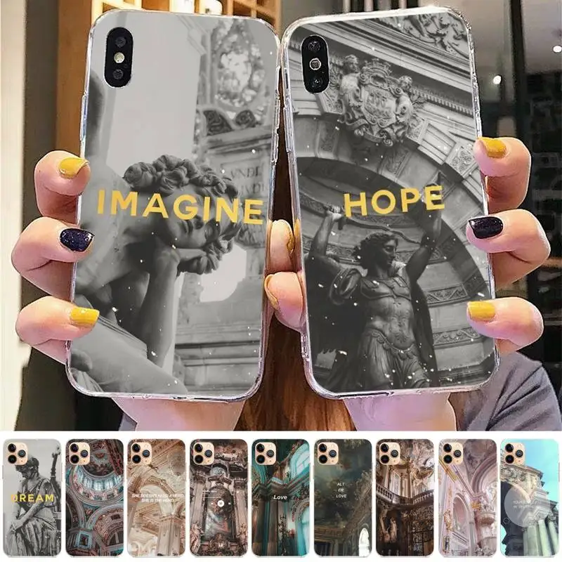 

Palace of versailles The Creation of Adam David Art Phone Case for iphone 13 11 12 pro XS MAX 8 7 6 6S Plus X 5S SE 2020 XR