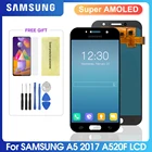 Super AMOLED для Samsung Galaxy A5 (2017) ЖК-дисплей для A520 A520F A520K A520L A520S сенсорный экран дигитайзер Запасные части