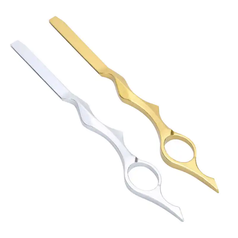 

2pcs Professional Stainless Steel Hair Styling Trimming Razor Hair Thinning Razor