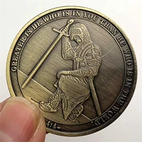 american armor warrior coin i can do all things bronze warrior commemorative coin collectible coin