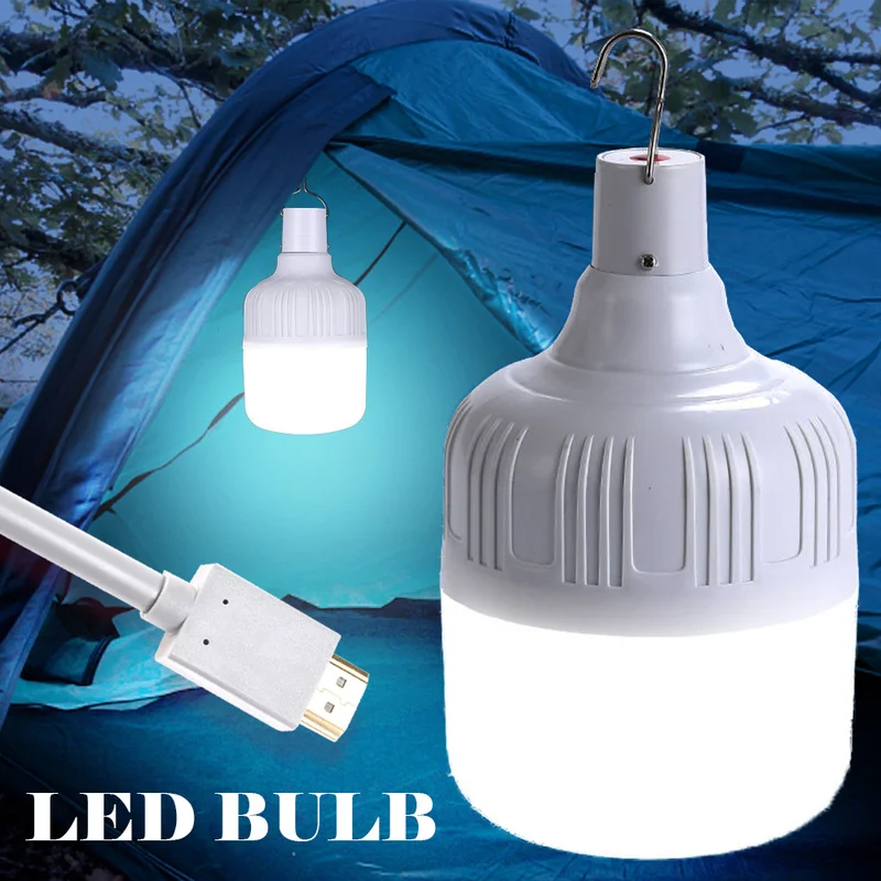 

Outdoor LED Camping Lamp Portable USB Rechargeable Emergency Lights Hanging Lanterns for Hiking Fishing Night Light Lamp