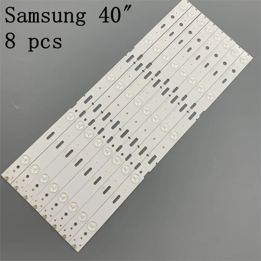 New Kit 8 PCS 5LED 428mm LED Backlight strip for TV 40VLE6520BL SAMSUNG_2013ARC40_3228N1 40-LB-M520 40VLE4421BF