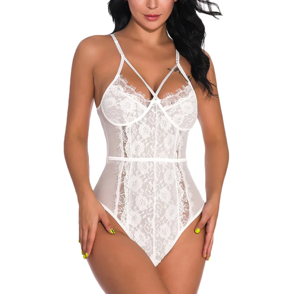 Летний кружевной комплект нижнего белья для женщин с цветочной вышивкой