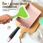 Сковорода антипригарная прямоугольная, из нержавеющей стали, для яиц для омлета, 2 шт.