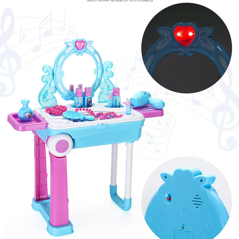 Игрушки для маленьких девочек Холодное сердце disney принцесса косметический стол