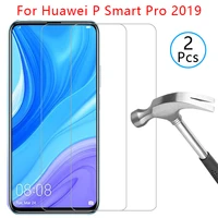 case for huawei p smart pro 2019 cover tempered glass screen protector on psmart smar smat samrt protective phone coque global