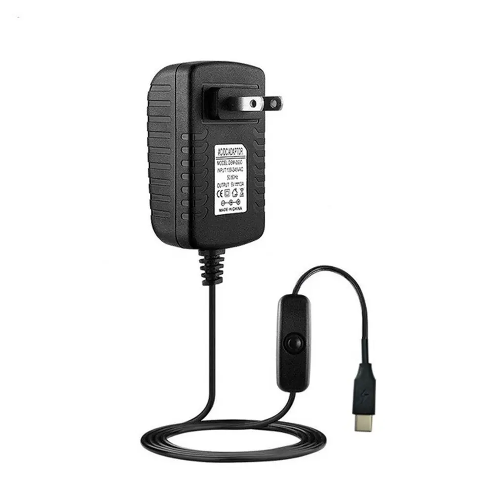 5 в 3 А тип c USB AC/DC настенное зарядное устройство адаптер питания шнур для Raspberry Pi 4