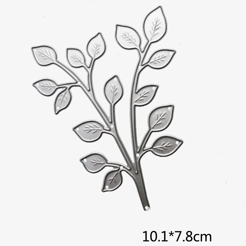 leaf dies Бабочка высечки Русалка металлические высечки листья высечки ремесло высечки для бумажные карточки для скрапбукинга украшения - Цвет: leaf dies