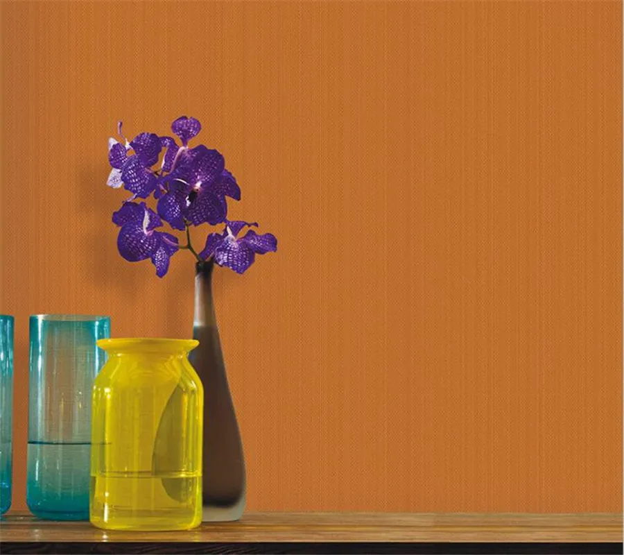 Современные Простые чистые серые темно-синие 3D обои из нетканого материала