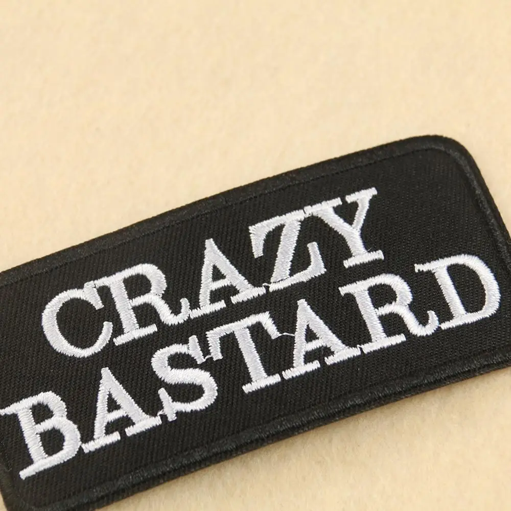 2/5 шт. буквы лозунг аппликация из лоскутного топа с вышивкой Crazy полуторный слова