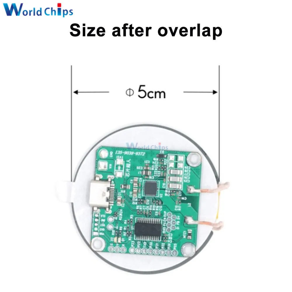 Высокомощное Беспроводное зарядное устройство типа с 5 В 9 12 20 Вт