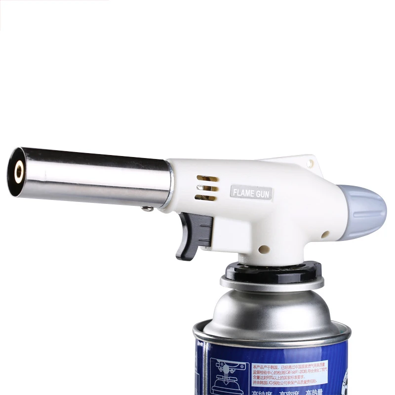 Газовая зажигалка для барбекю огнемет газовая фонарь кухонные принадлежности