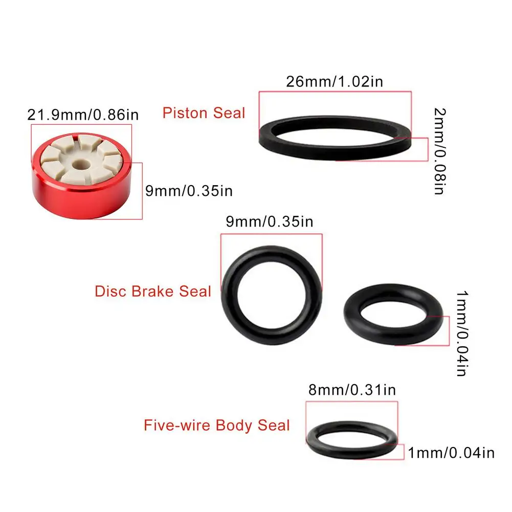 

Metal Piston Hydraulic Brake Caliper Parts For Shimano Bicycle Brake Upgraded Parts For Brake Parts for Cycling Bike Accessories