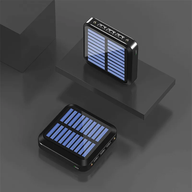 mini solar 80000mah large capacity power bank phone charger portable fast charging for iphone xiaomi samsung free global shipping