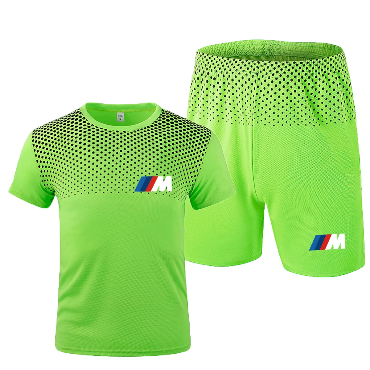 

New men's fashion casual sports jogging summer suit men's fitness clothes T-shirt + pants 2-piece set 2021 new