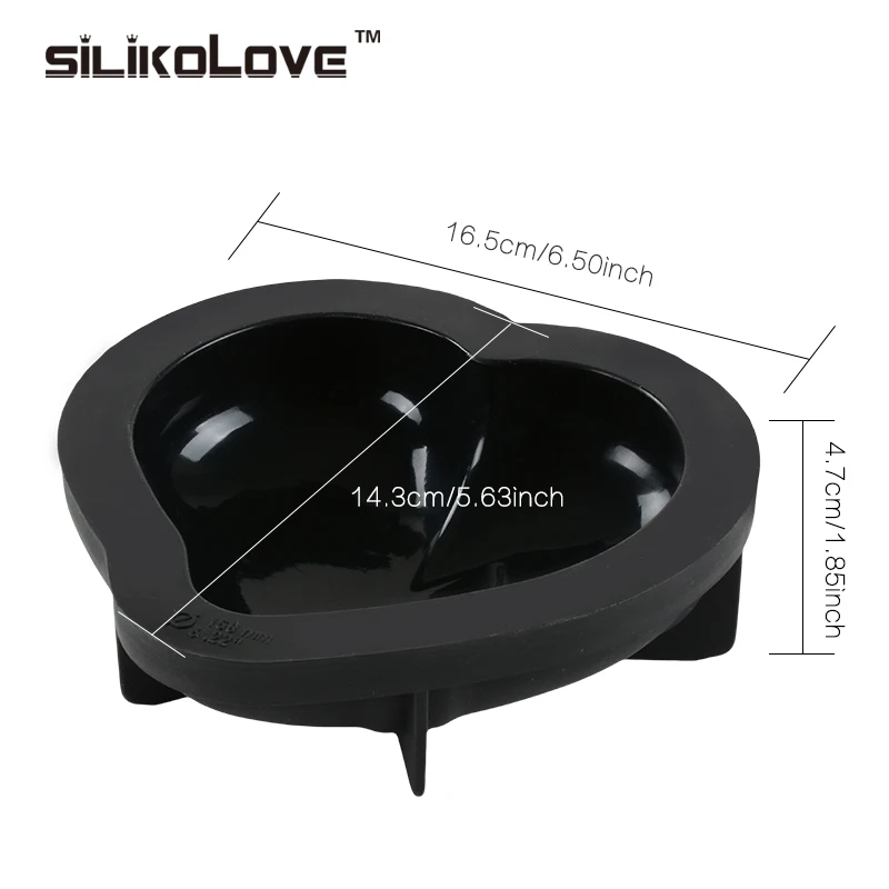 2 шт. силиконовые формы для выпечки в форме сердца|silicone form|decorating toolssilicone cake mold |