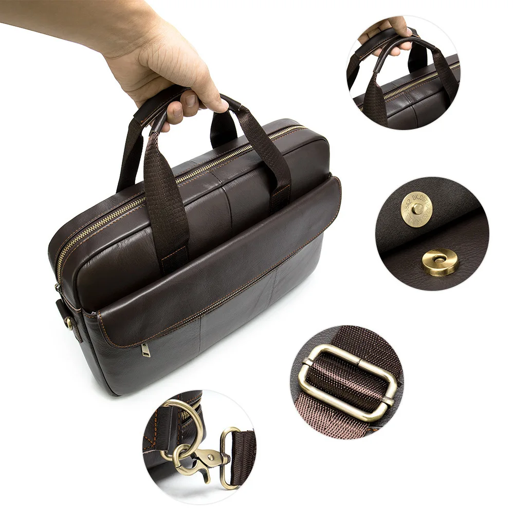 Сумка мессенджер мужская из натуральной кожи на одно плечо 2020|Мужские портфели| |