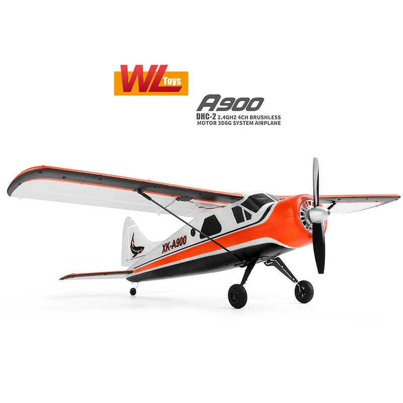 Wltoys XK DHC 2 A900 RC Airplanes Upgrade A600 Plane RTF 4G Brushless Motor 3D/6G совместимая FUTABA|Радиоуправляемые